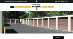 Desktop Screenshot of nationalselfstorage-denver.com